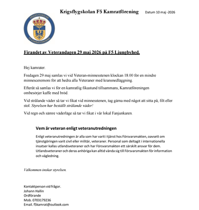 Veterandagen